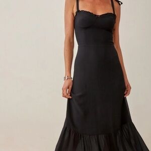 Reformation Nikita Dress - Black size 10 NWOT